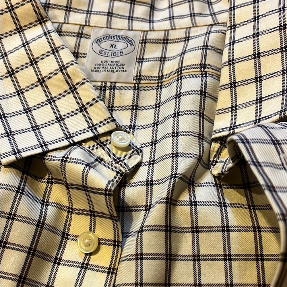 Bundle of 5 XL dress shirts Brooks Brothers Perry Ellis Banana Republic